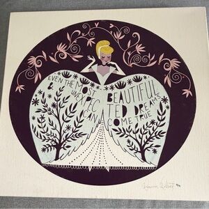 Disney Cinderella Limited Edition Giclée Signed by Genevieve Godbout - 2010